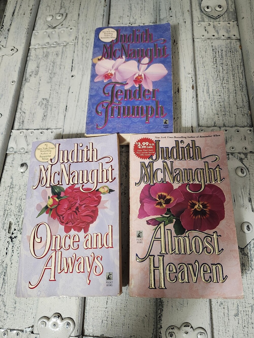 Vintage Judith McNaught Historical and Contemporary Romance Novels(4)